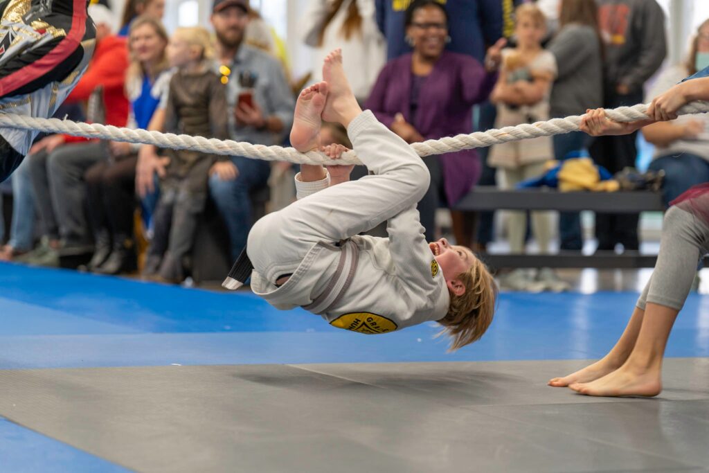 KIds having fun in Jiu-Jitsu